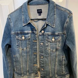JCrew Cropped Jean Jacket - size M